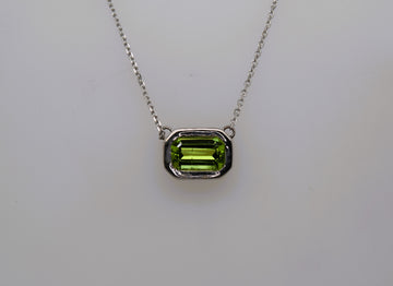 Cashmere Peridot Necklace